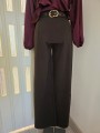 Pantalone Marrone A Palazzo
