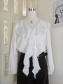 Blusa Con Rouche Bianca