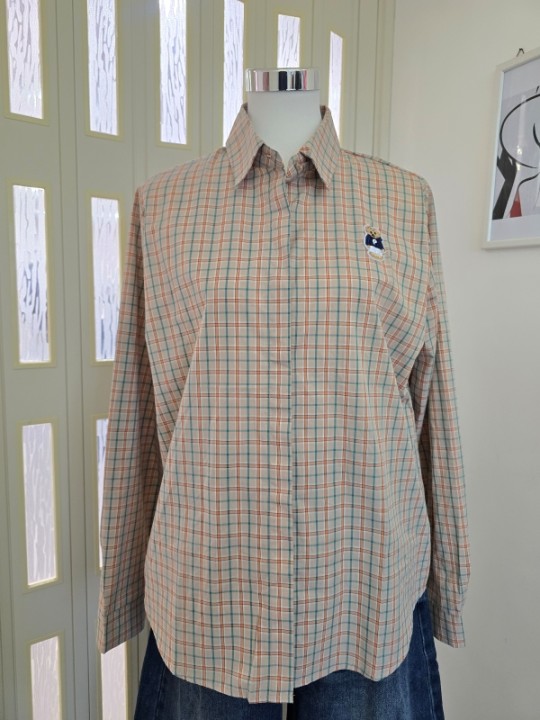 Camicia Quadretti Beige Orso