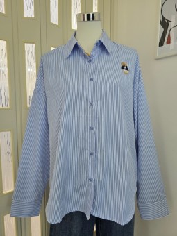 Camicia A Righe Orso