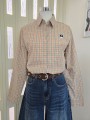 Camicia Quadretti Beige Orso