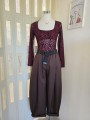 Pantalone Marrone Balloon