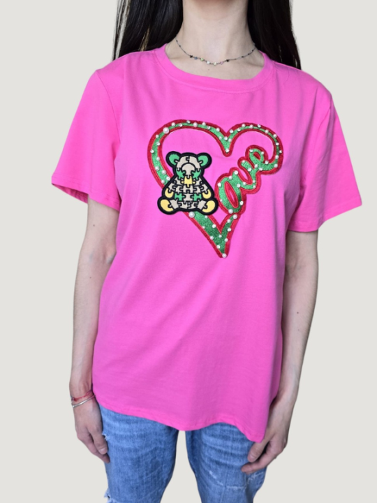 T-Shirt Love Teddy